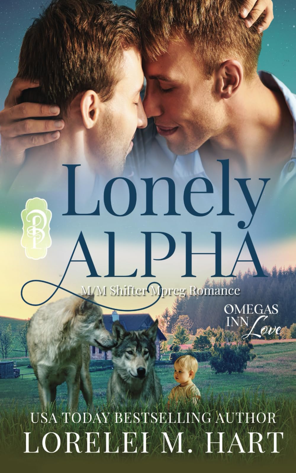Lonely Alpha: M/M Shifter Mpreg Romance (Omegas Inn Love)