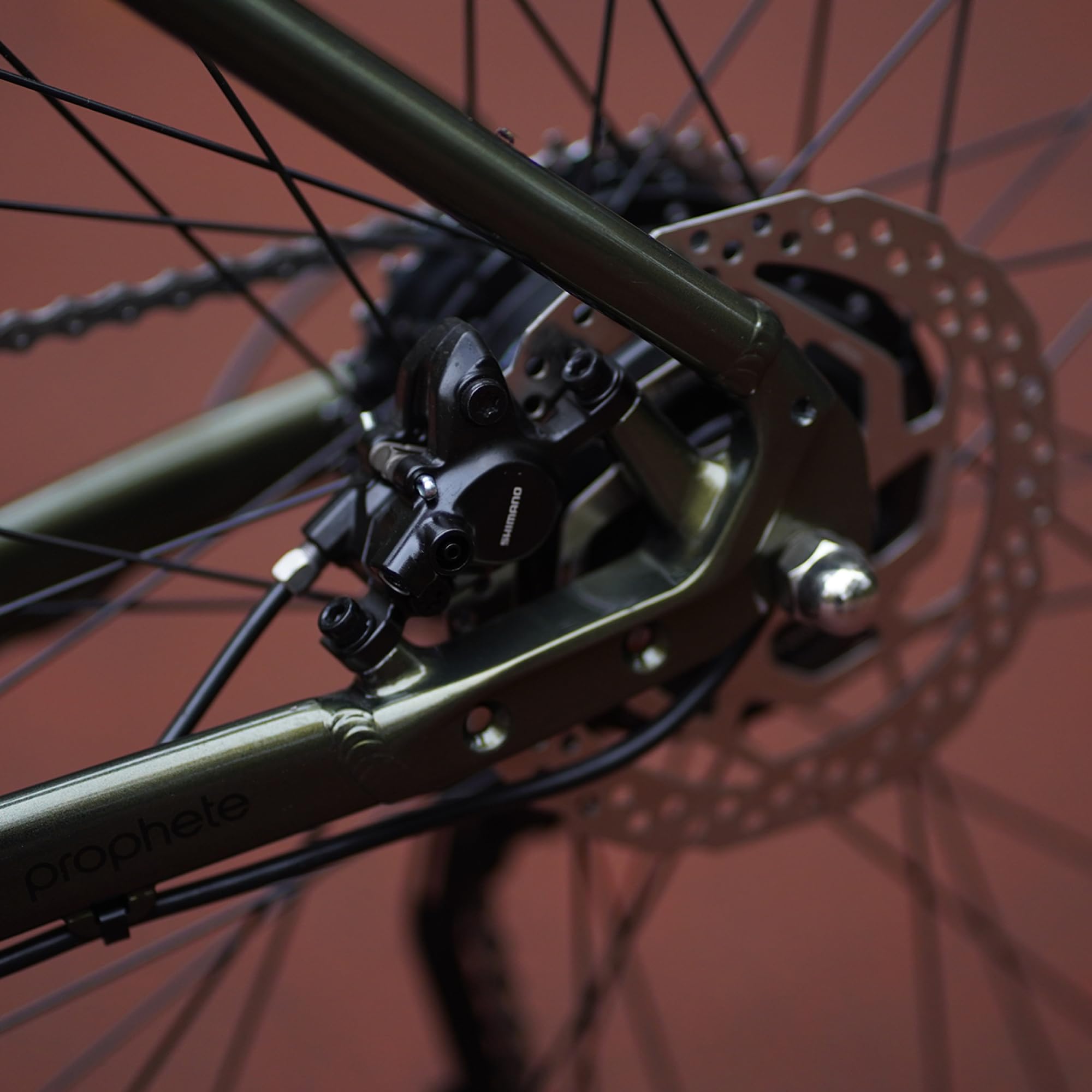 Prophete Graveler 1.0 Gravel E-Bike Trapez 28 Zoll - 360 Wh - Integrierter Akku - Heckmotor AEG - 10-Gang Kettenschaltung - HDY. Scheibenbremse - Rahemnhöhe 48 cm
