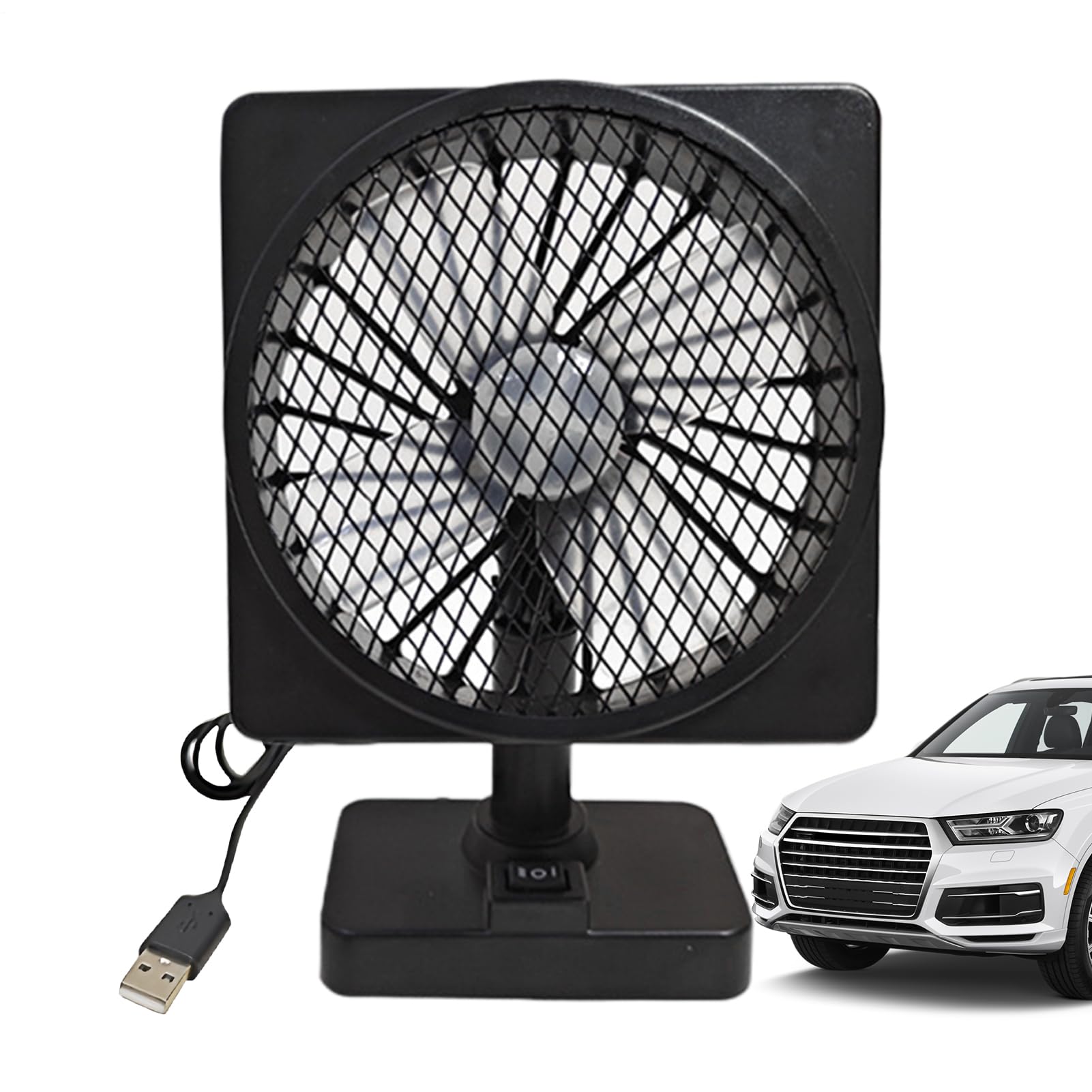 Ventilateur de voiture rotatif 360 accessoire auto rafraîchissant - 8
