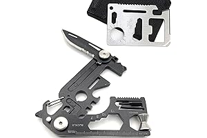 Tigerpty Multipurpose Folding Card Tool with Knife