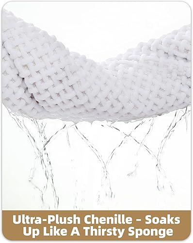 Miniatura 7 de Color&Geometry Alfombras de baño de felpilla ultra suave, parte trasera de goma antideslizante, lavable a máquina, súper absorbente, para baño,