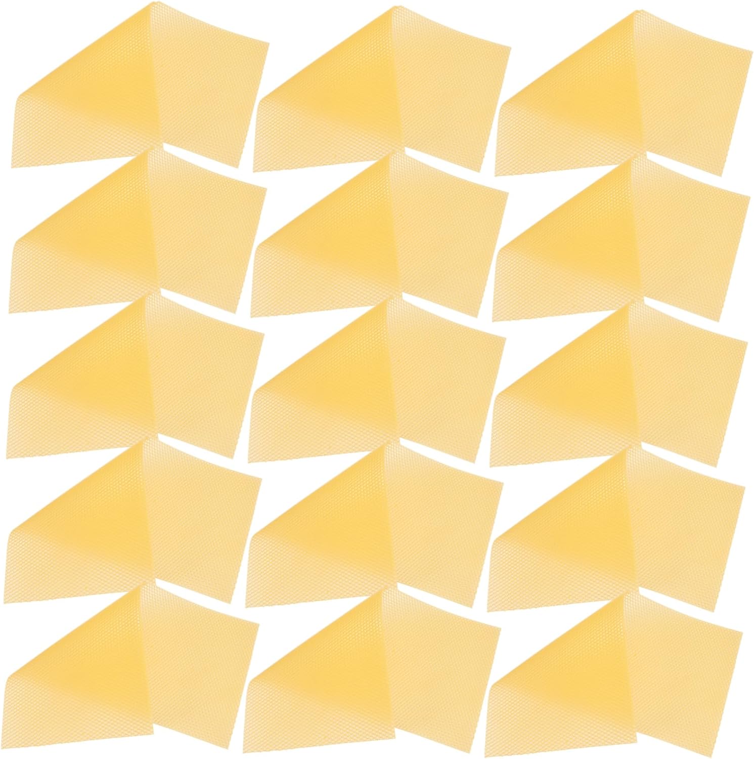 30pcs Hive Basics Honeycomb Supplies Beeswax Sheets Beehive Foundation Sheets Beehive Base