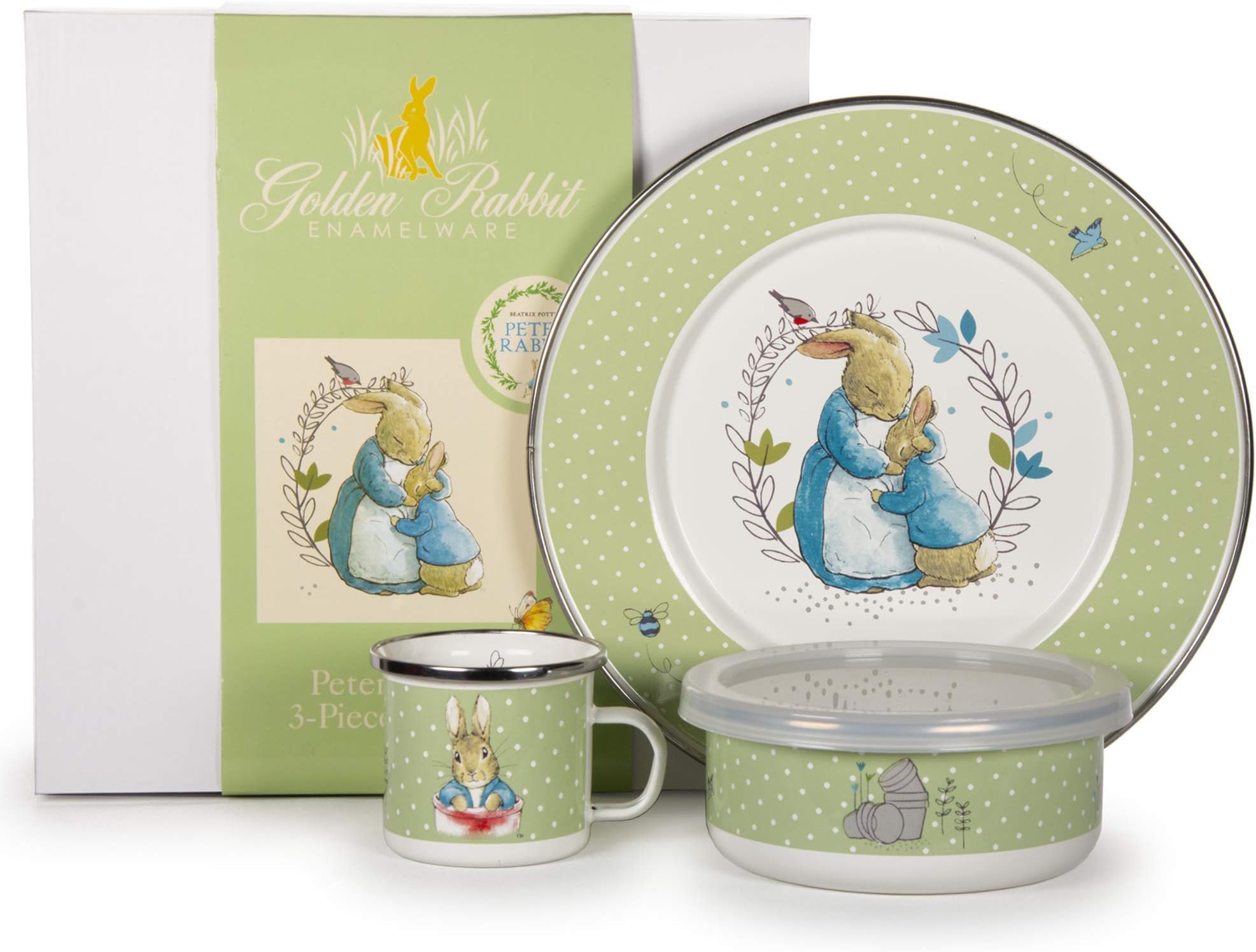 Golden Rabbit 3 Piece Child Set Peter Rabbit