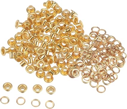 Lot De 100 œillets 3mm + Outil – Gris Foncé – Pour Chaussures, Sacs, Trousse