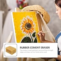 Vista 8 de EXCEART Borrador de goma de cemento de goma, pegamento para recogida de residuos, borrador ligero para enmascarar arte líquido de goma borradores