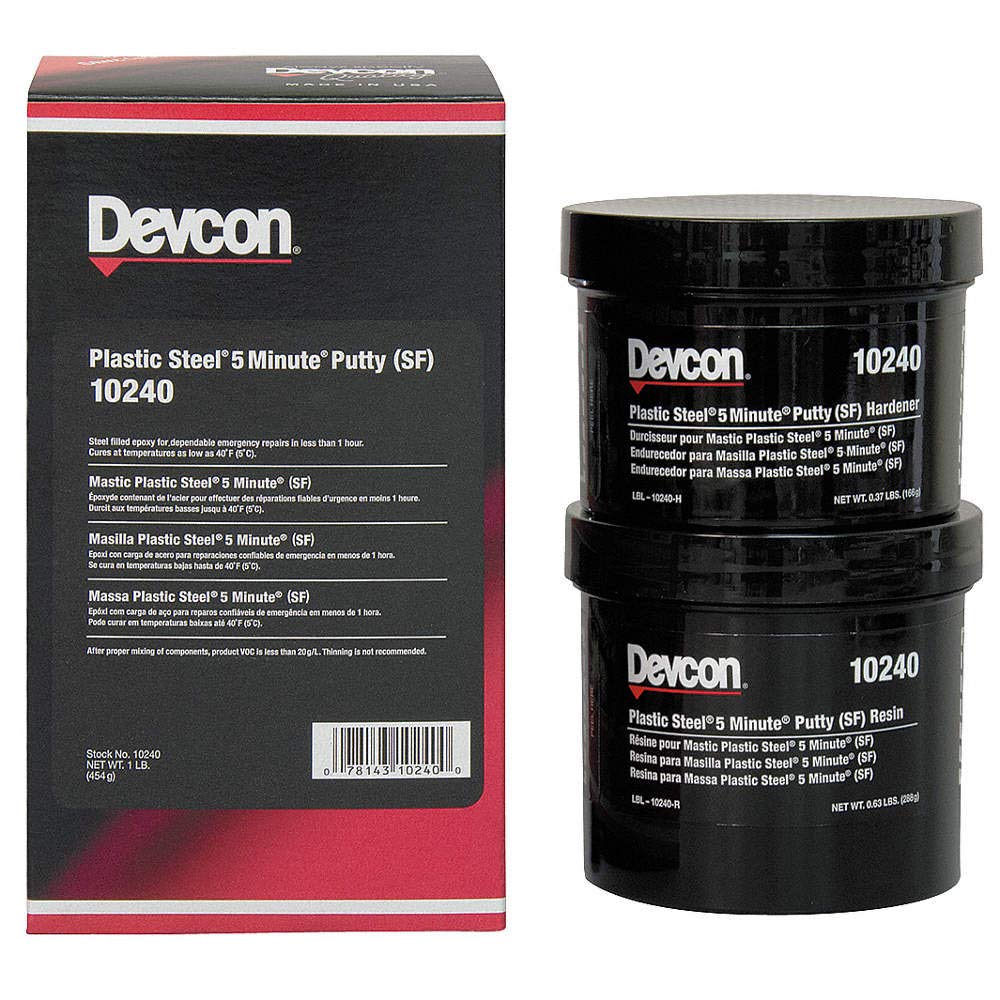 Devcon Plastic Steel 5 Min Putty (SF) - 1 LB (B07Z84Q4CV) Amazon Price History, Amazon Price Tracker