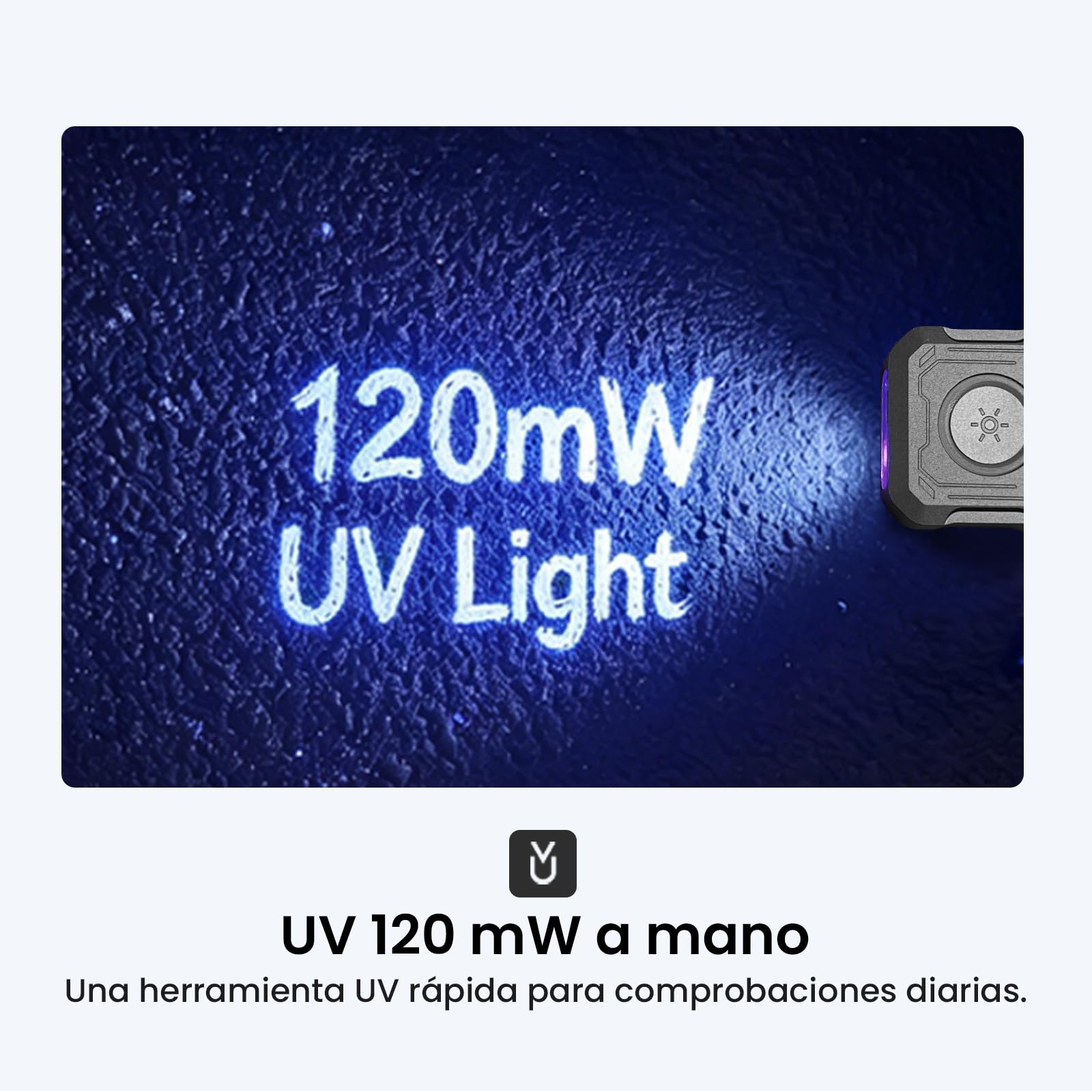 Sofirn SE1 Mini Linterna Llavero, Linterna EDC de 302 Lúmenes con Luz UV, Anillo RGB, Imán y USB-C, Recargable, Cuerpo Metálico CNC para Uso Diario, Emergencias, Camping y Exterior