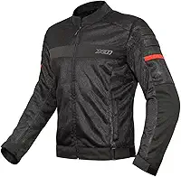 Jaqueta X11 Super Air Preta Ventilada Moto Motociclista Motoqueiro Proteção Para Uso no Verão Super Ventilada GG