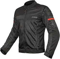 Jaqueta X11 Super Air Preta Ventilada Moto Motociclista Motoqueiro Proteção Para Uso no Verão Super Ventilada GG