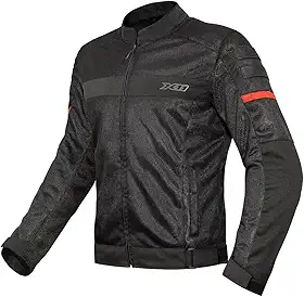 Jaqueta X11 Super Air Preta Ventilada Moto Motociclista Motoqueiro Proteção Para Uso no Verão Super Ventilada GG