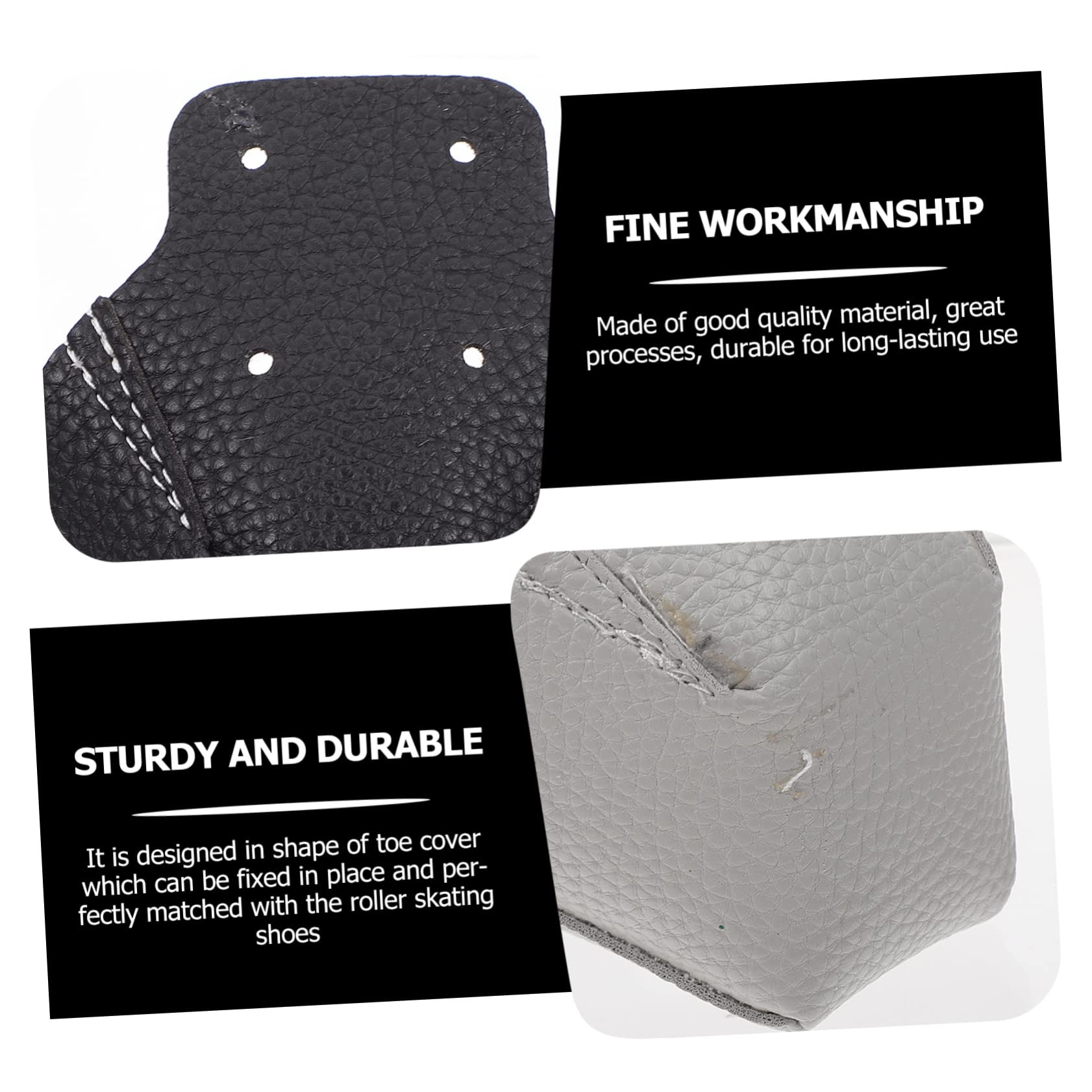 TOYANDONA Cubiertas De Dedos Fundas Delanteras De Hielo Accesorios Protección De Punteras Patinaje