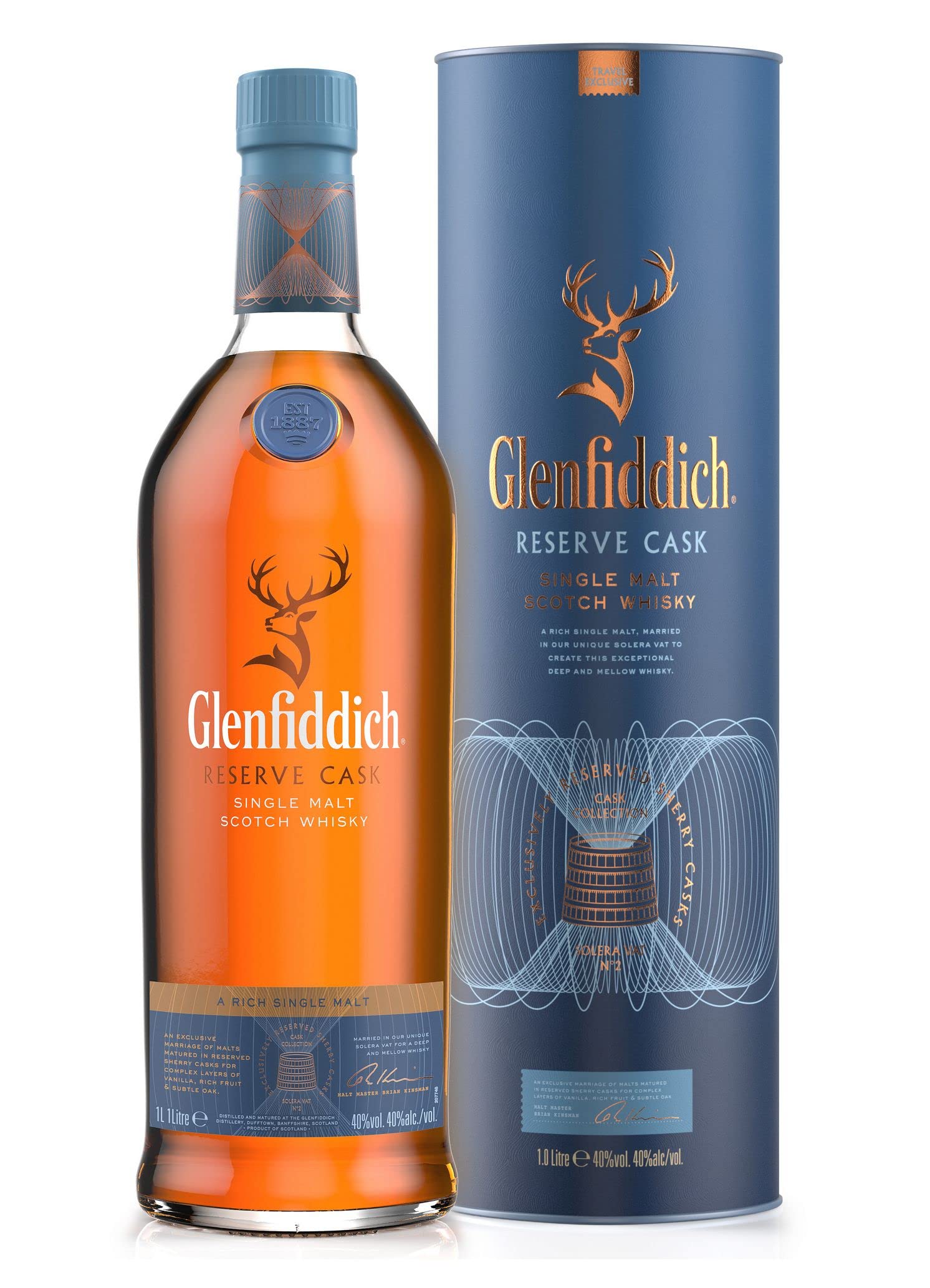 GLENFIDDICH Cask Collection - Reserve Cask Whisky - 1L - DE