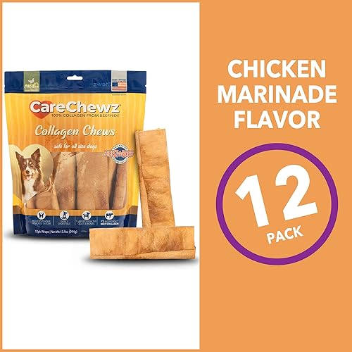 Miniatura 4 de Pet Factory CareChewz - Golosinas masticables de colágeno de 6 a 7 pulgadas para perros, sabor a pollo, 12 unidades1 paquete