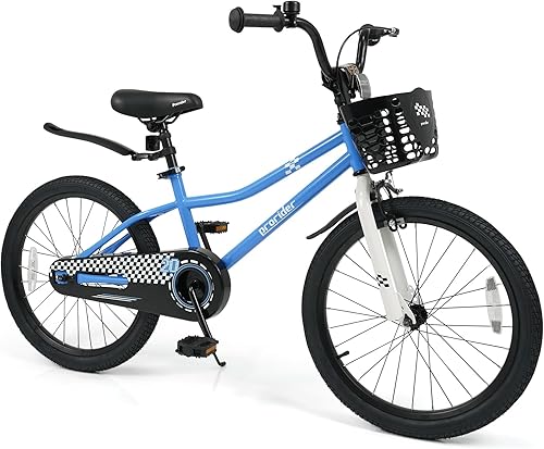 Miniatura 26 de BABY JOY Bicicleta para niños, 12, 14, 16, 18, 20 pulgadas, bicicletas para niños y niñas, adolescentes de 3 a 8 años o más con ruedas de Blanco,