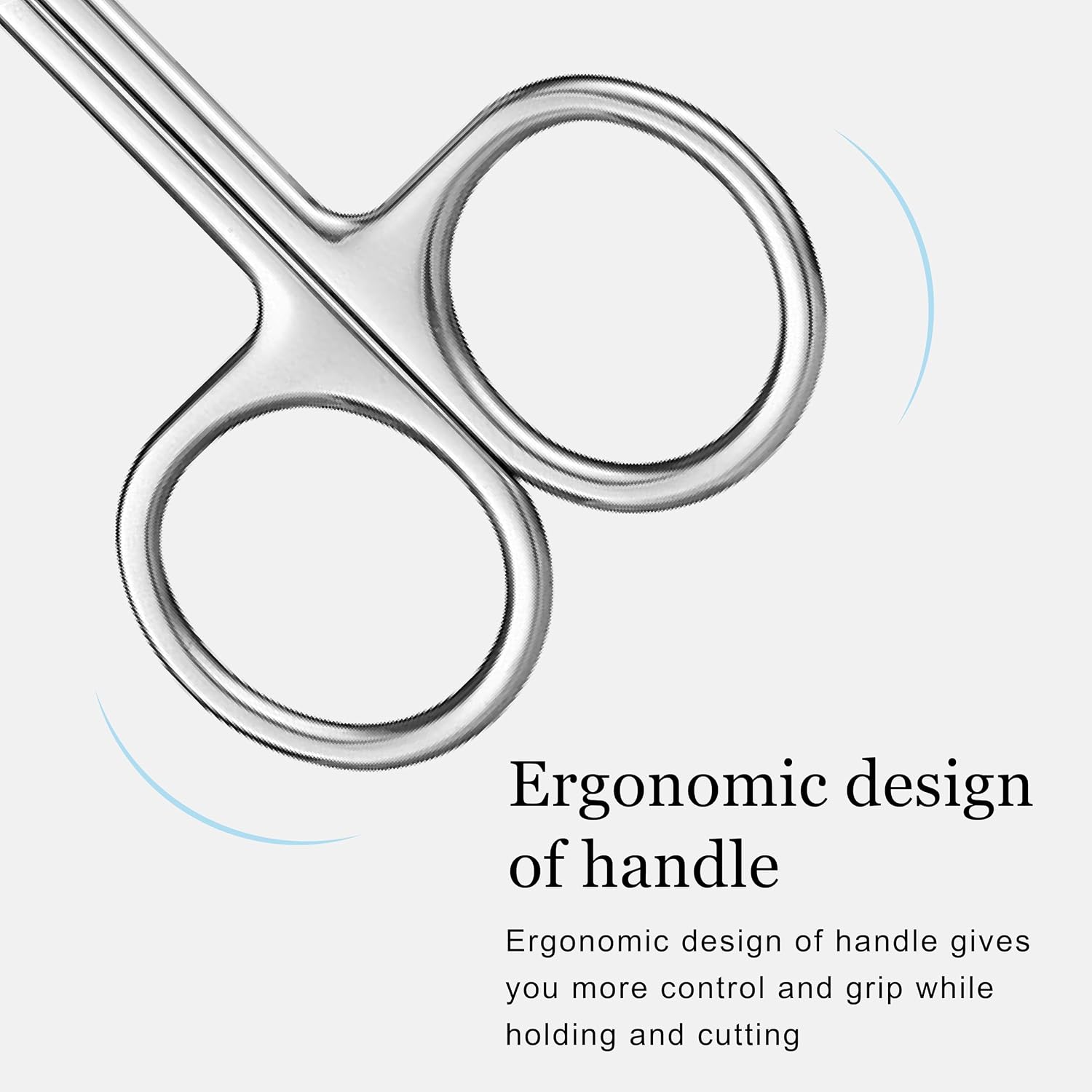 Cuticle Scissors with Curved Sharp Tip, Portable Small Scissors Professional Cuticle Cutter, Multi-Purpose Russian Manicure Cuticle Trimmer for Eyebrow, Nail, Eyelash, Beards, SUNDEN SD1279