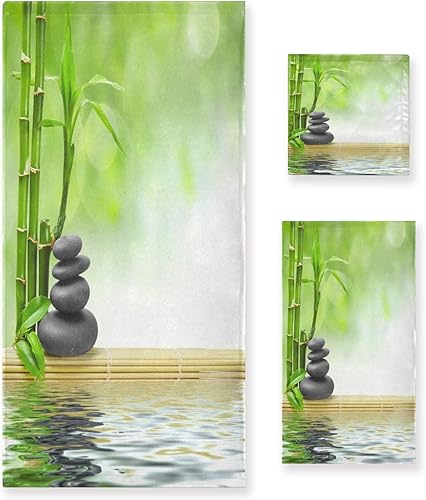 Vista 21 de ALAZA Juego de toallas de 3 piezas, juego de toallas de baño con escamas de dragón arcoíris, 1 toalla de baño, 1 toalla de mano, 1 toalla, toallas