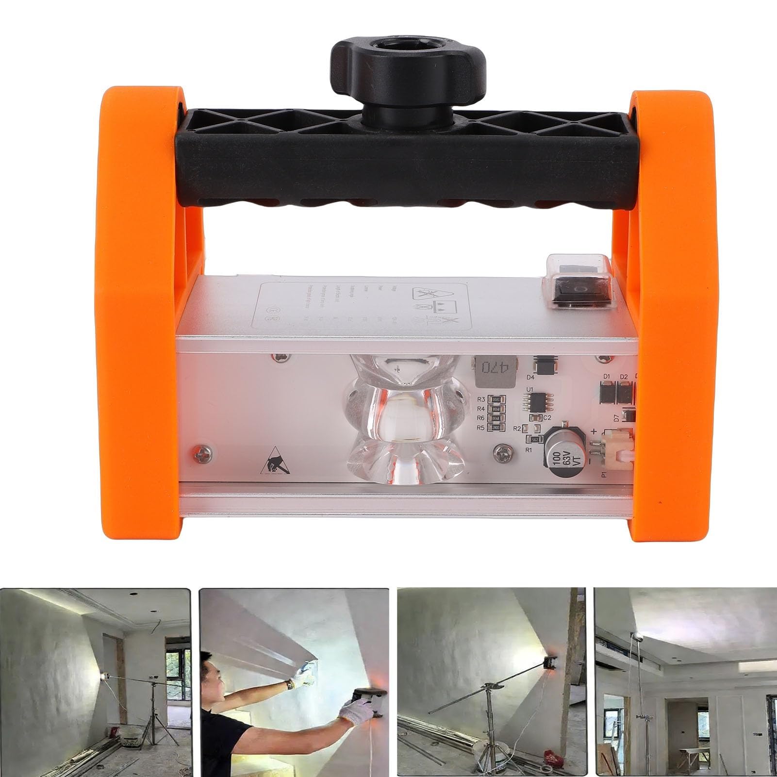 LED Wand-Inspektionsleuchte mit 155° Weitwinkelobjektiv und Silikonrückseite für Trennlackpolitur, ideal für den professionellen Einsatz und Heimwerker