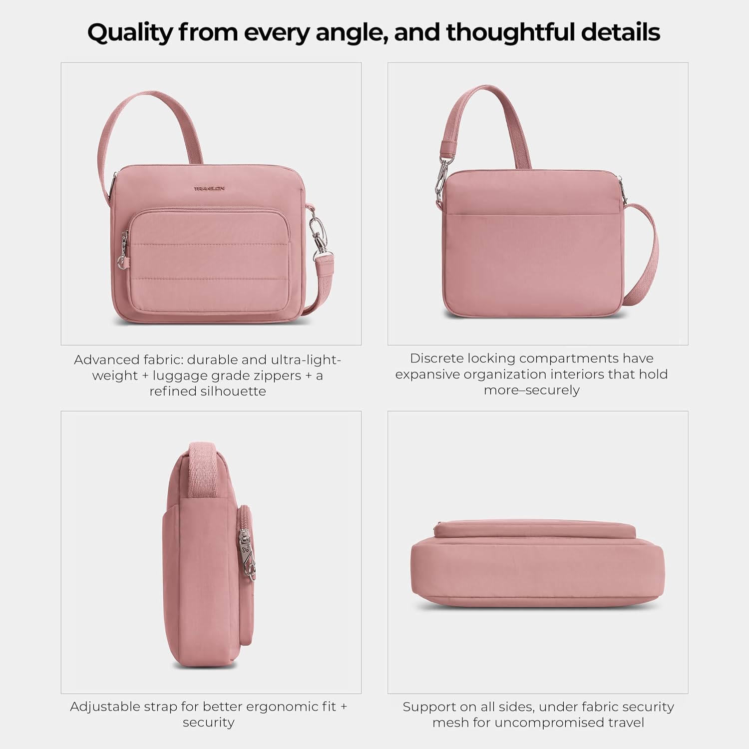 Travelon Anti-Theft Roam East/West Crossbody