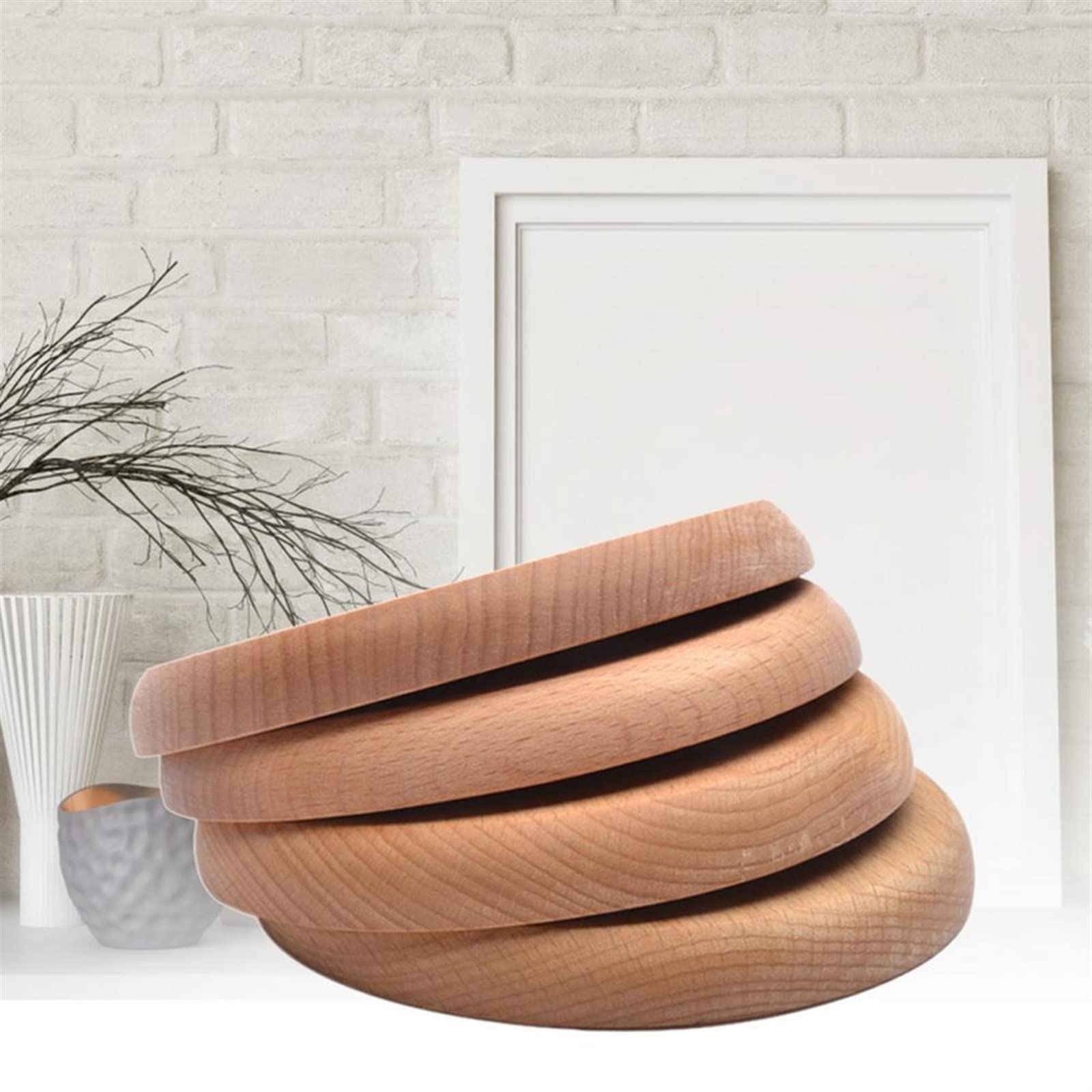 Elegante tazza da tè in bambù con piattino e vassoio, elegante piatto di frutta e supporto per casa e cucina, ecologica, per gli amanti del tè