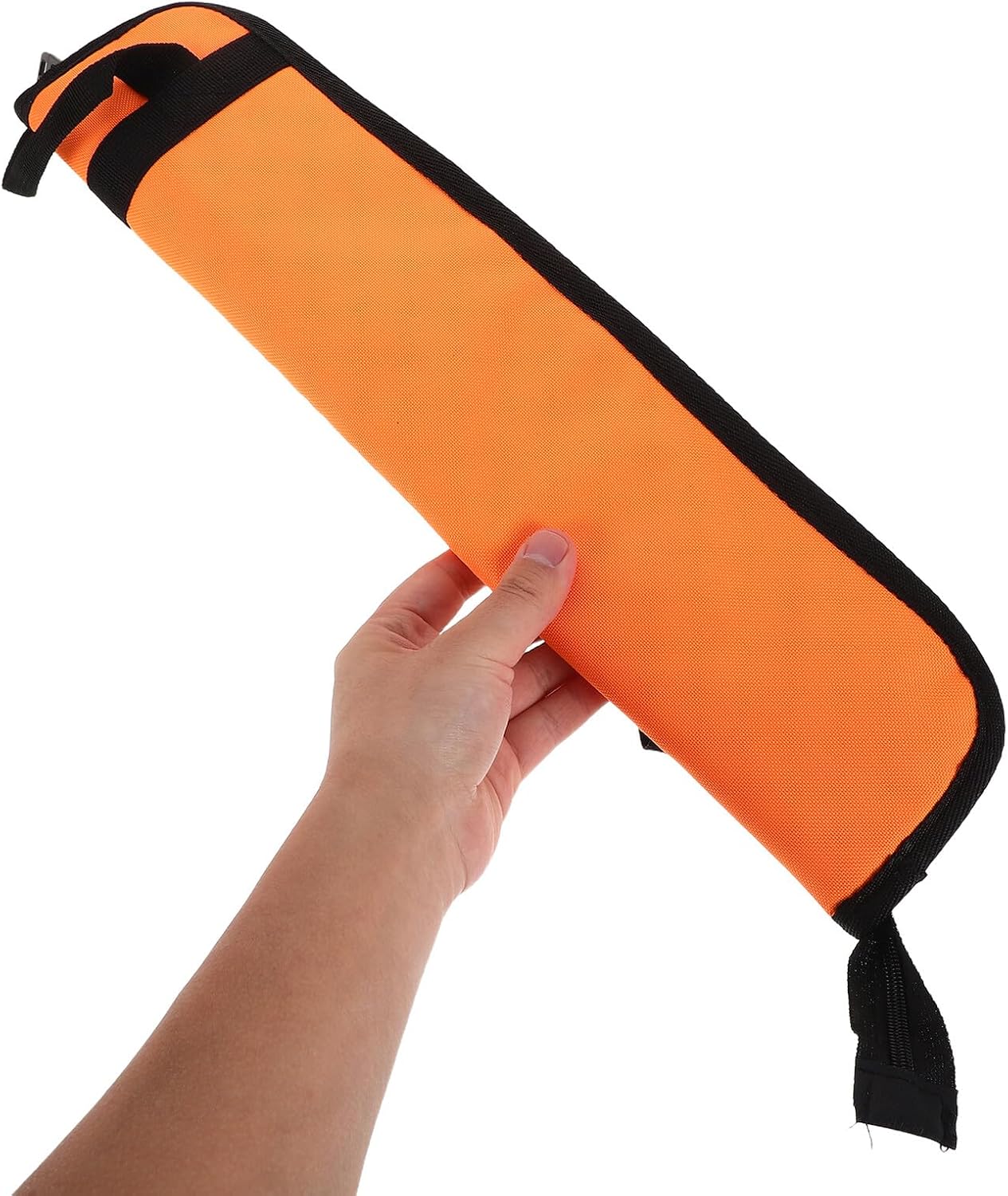 Portable Oxford Cloth Drumstick Bag with Handle, Thickened Drumstick and Mallet Organizer, Hanging Storage Case for Drum Set Accessories, Suitable for Practice and Gig Use
