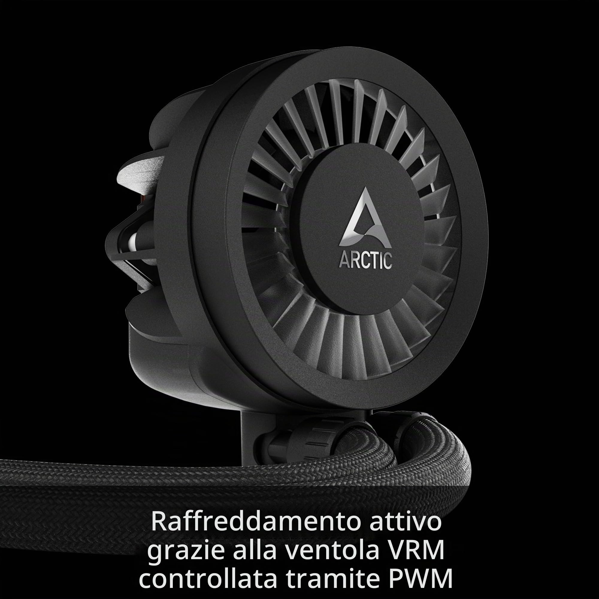 ARCTIC Liquid Freezer III 280 - Sistema di raffreddamento ad acqua per PC, dissipatore a liquido All-in-One per CPU AIO, compatibile con Intel e compatibile con AMD, pompa efficiente controllata da