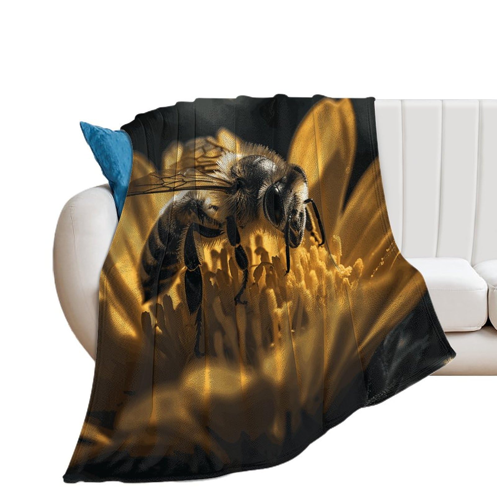 Couverture en flanelle anti-froid légère et douce pour nuits fraîches