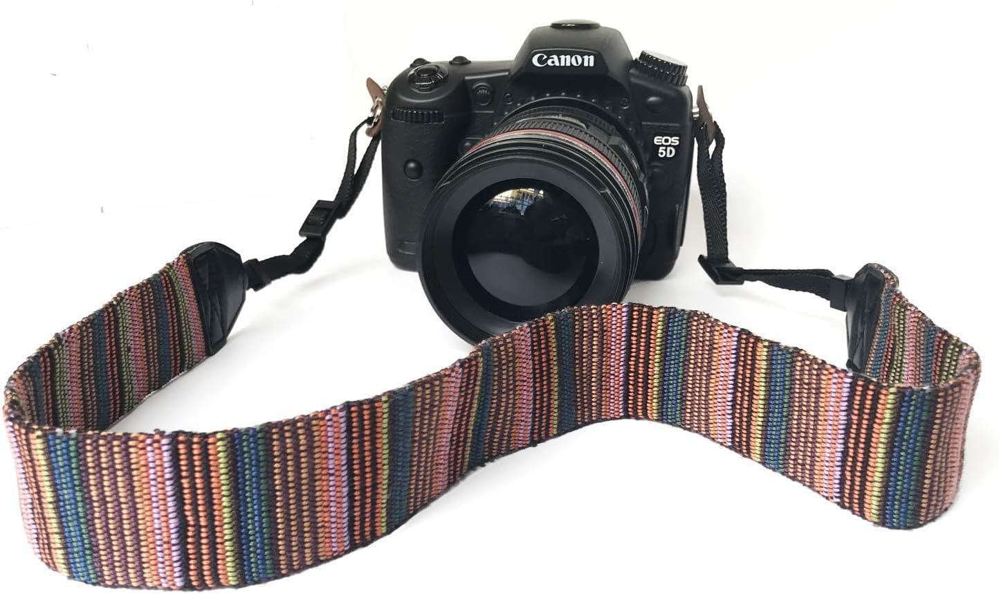 اي وينر حزام كاميرا عالمي 59 انش بنمط عرقي ريترو متعدد الالوان... - view 2