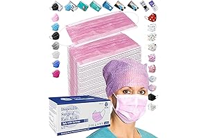 70 Pack Baby Pink Breathable Face Mask