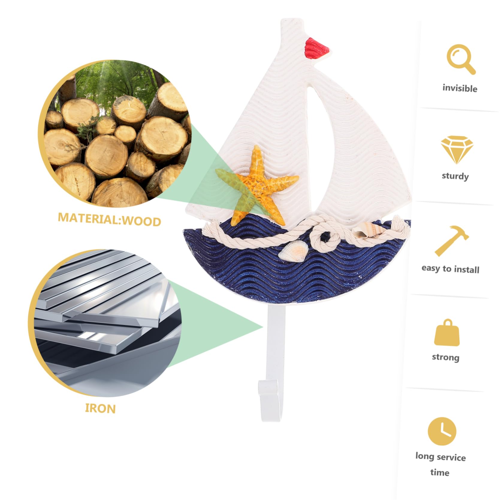 Mipcase 1 Set Ganci Decorativi E Funzionali Per Cappotti E Accessori Design Unico Spazi 3 Pezzi