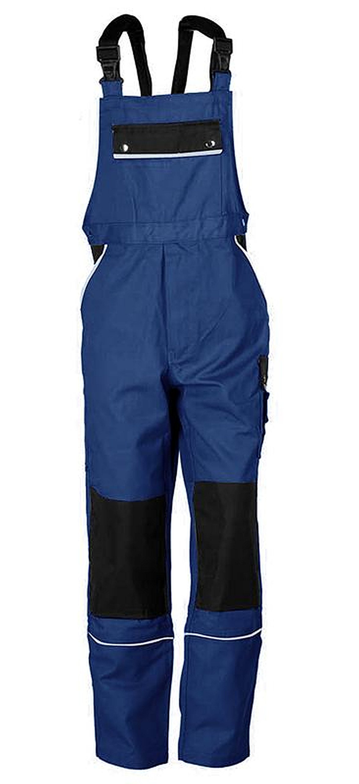 Arbeitshose Latzhose Canvas 320g/m² Blau Größe 72 (Bitte beachten Sie zur Ermittlung der für Sie passenden Größe Bitte unbedingt unsere Größentabelle)