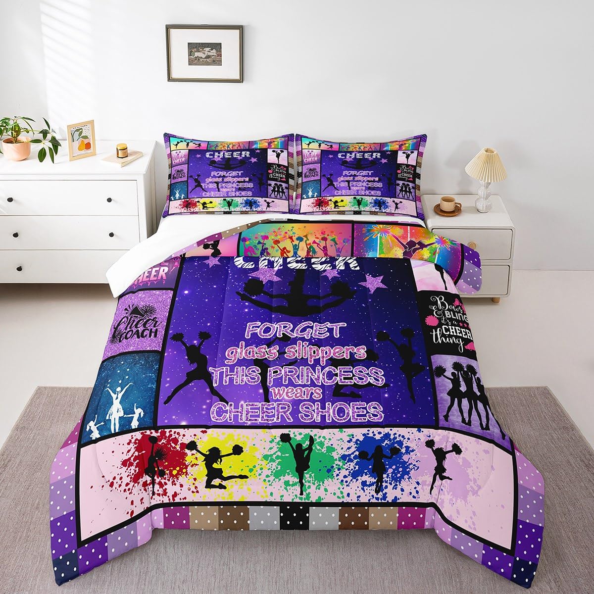 Cute Castle Fairy Comforter Set - Pink Bow Bedding -13 Cute Castle Fairy Comforter Set - Pink Bow Bedding -13