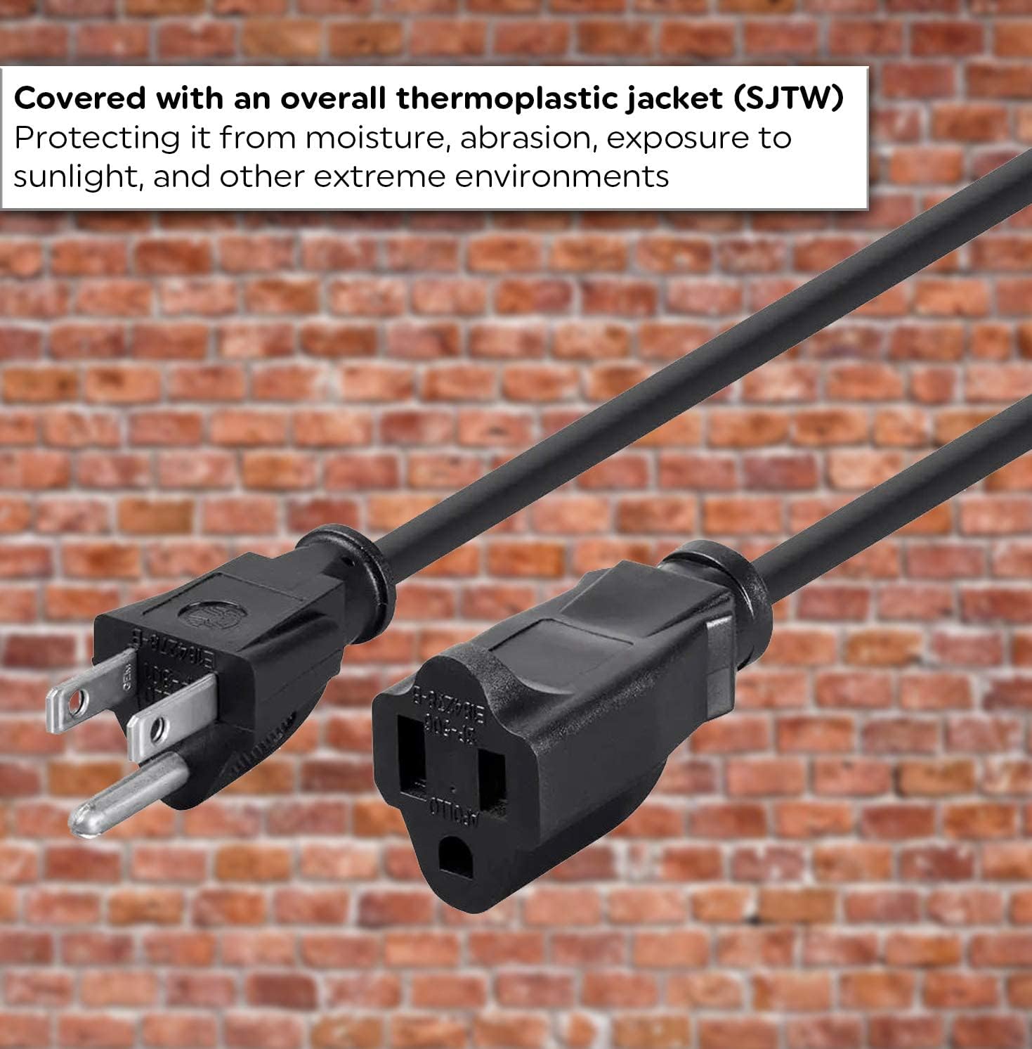 One-Day Sale: Up to 50% Off Aurum Cables Extension Cord 2 Feet - 16 AWG SJTW Heavy Duty Power Cord - 3 Prong Cable 125 Volts 13 Amp NEMA 5-15P to NEMA 5-15R ETL Listed - Indoor Outdoor Extension Cord in Black - 10 Pack Flash Deals - 50% OFF Aurum Cables Extension Cord 2 Feet - 16 AWG SJTW Heavy Duty Power Cord - 3 Prong Cable 125 Volts 13 Amp NEMA 5-15P to NEMA 5-15R ETL Listed - Indoor Outdoor Extension Cord in Black - 10 Pack