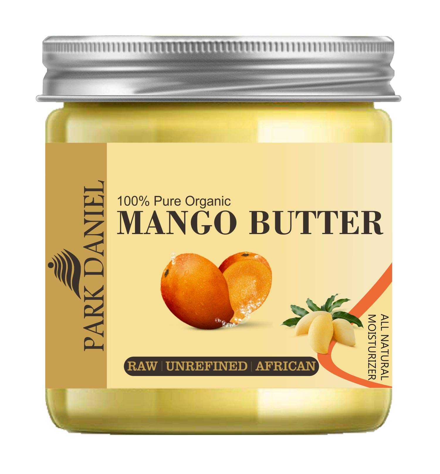 Park Daniel 100% Natural Mango Butter - RAW, UNREFINED & AFRICAN- For Moisturization of Body and Skin (50 gms)