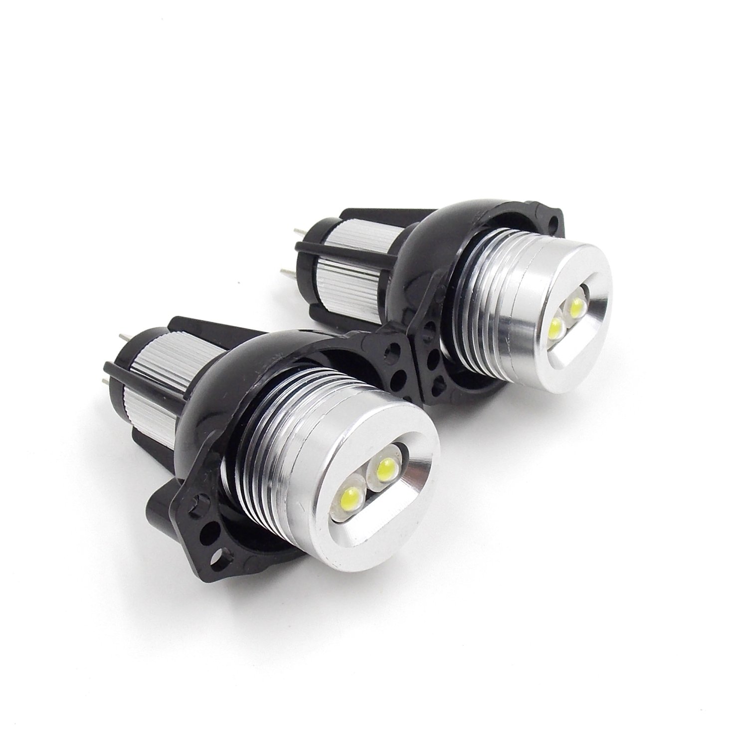 Ricoy - Luci di posizione a led, luce ad anello, E90 E91 2005-2008 3 Serie 6W, intensità: 6000K (confezione da 2)