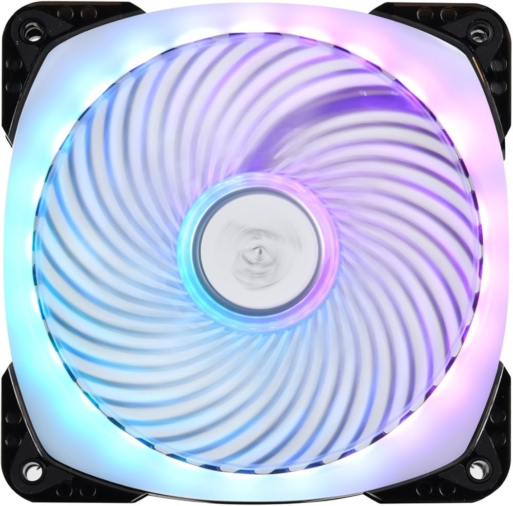 SilverStone Technology PWM 120mm Addressable RGB Fan with Dual Ball Bearing and Air Penetrator Frame - View 1