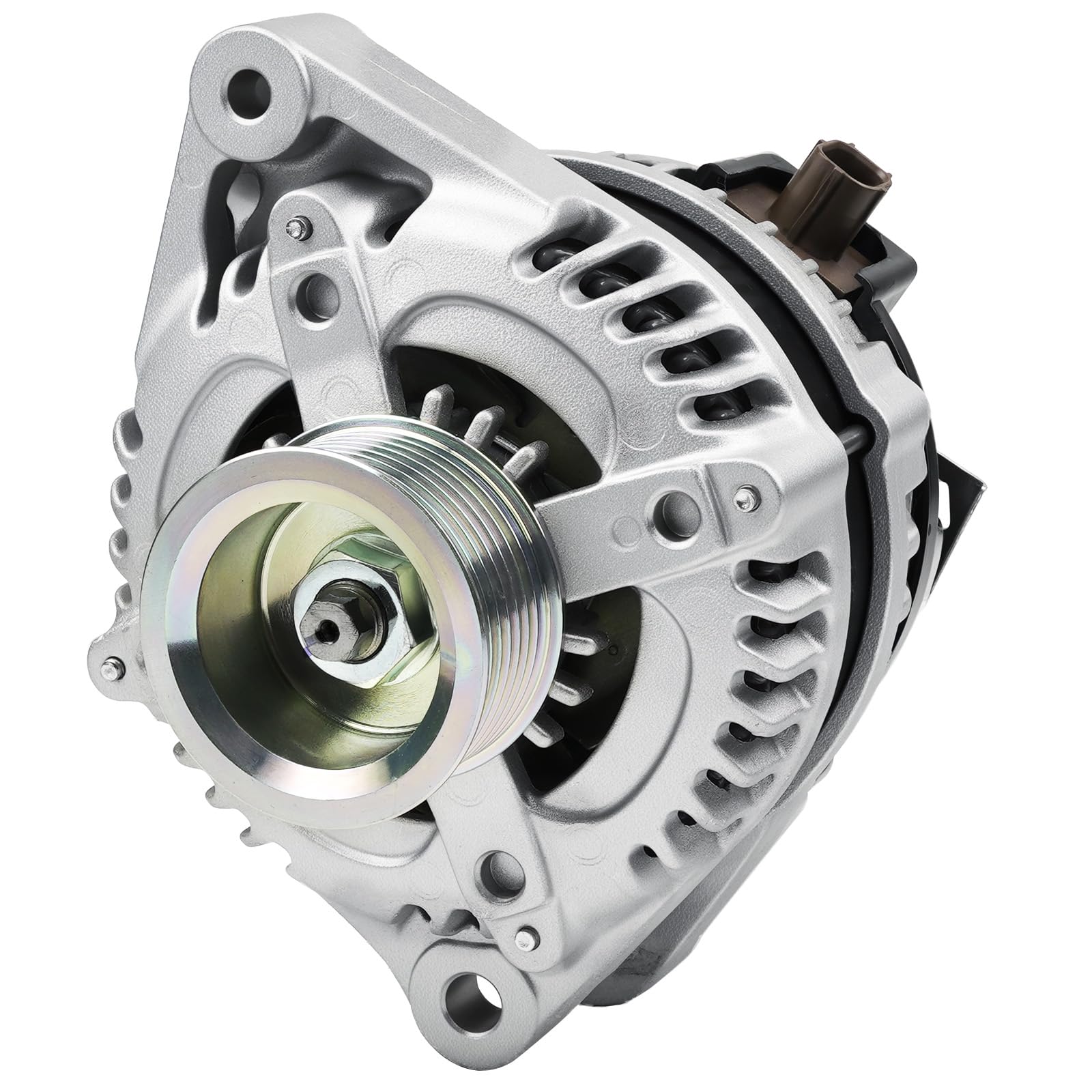 Photo 1 of New Alternator 11390N Compatible with 2.4L L4 Honda Accord 2008 2009 2010 2011 2012, Acura TSX 2009 2010 2011 2012 2013 2014, Replace# 130A, 12V, CW, 7-Groove Pulley, 11390, 1042105890, 12870