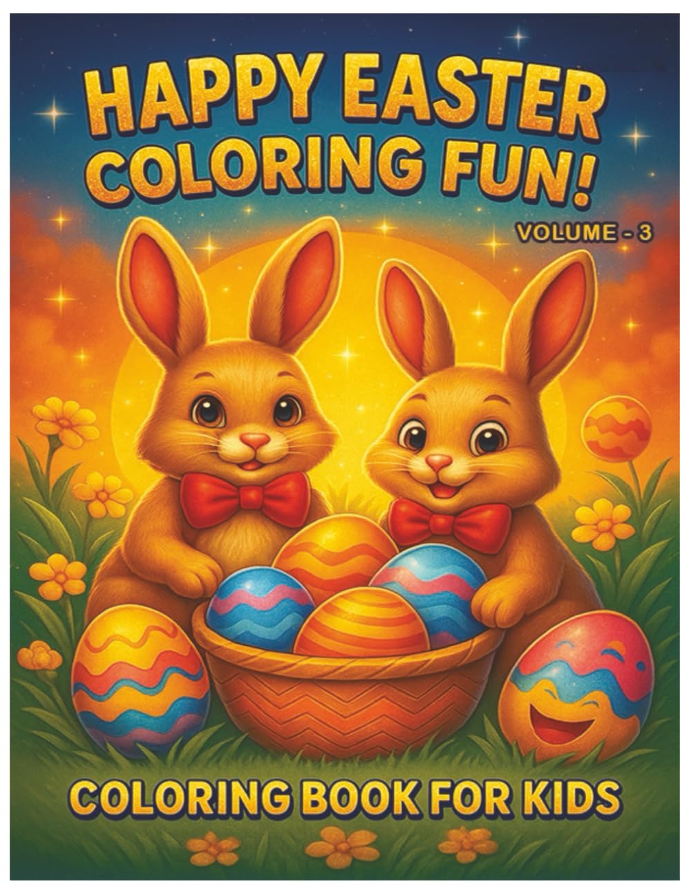 Happy Easter Coloring Fun! Vol.3, Coloring Book for Kids, Religious, Inspirational Book, easter bunny: easter coloring book for kids, christian ... easter celebration book, kids sunday school