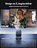 Aurzen Zip Tri-Fold Mini vidéoprojecteur avec Batterie 4K Prise en Charge Smart Vidéoprojecteur Petit projecteur Portable Extérieur Home Cinéma Mise au Point Automatique & Correction trapézoïdale - 6