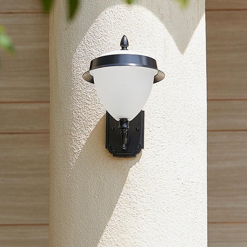 Lampa Ogrodowa,Lampy Wodoodporny Kinkiet Zewnętrzny, Odlew Aluminiowy, Lampa Ścienna Z Kloszem PC, Europejska Lampa Ścienna Do Alejki W Ogrodzie Społecznościowym Oprawa Ogrodowa