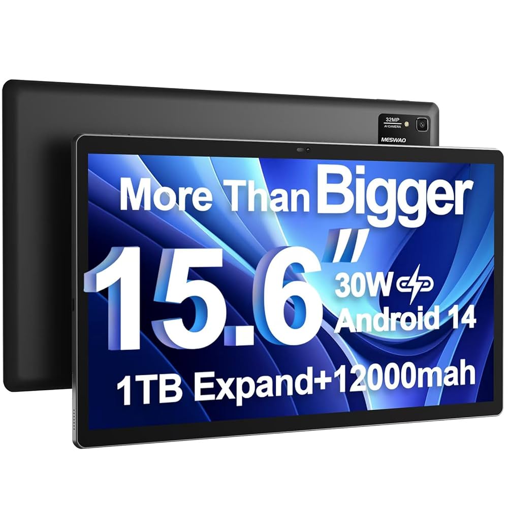 MESWAO Android 14 タブレット 15.6インチ 8GB+128G Amazon.co.jp: MESWAO Android 14 タブレット 15.6インチ 大画面