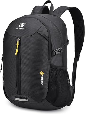 SKYSPER 20L Mochila Plegable Ultraligera, Mochila de Senderismo Impermeable Mochila de Viaje Mujer Hombre para Deportes al Aire Libre Trekking Excursiones
