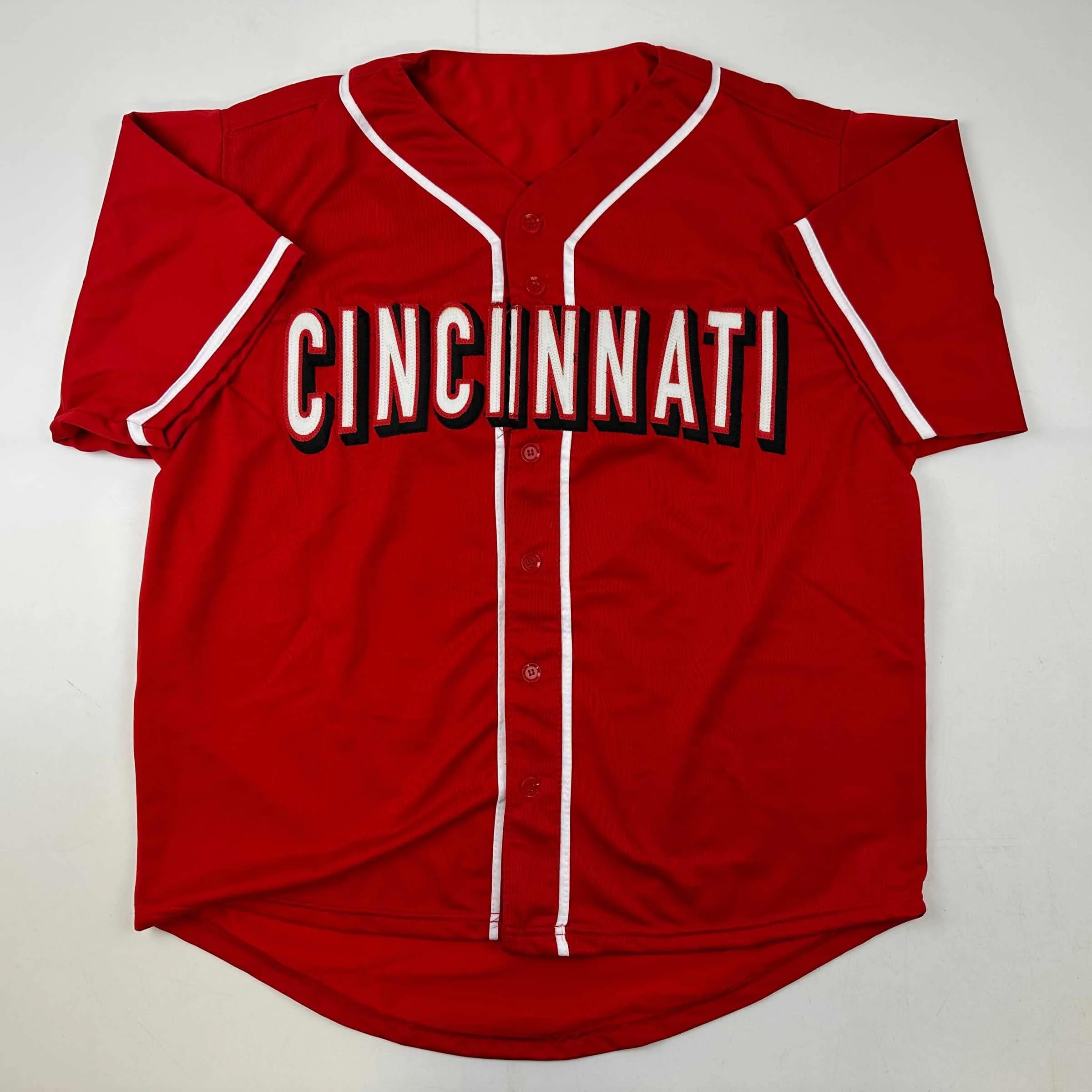 極美品 Mitchell & Ness REDS 5 BENCH Jersey Men's Cincinnati Reds Johnny Bench Mitchell & Ness Red Cooperstown