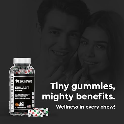 Miniatura 7 de Gomitas Shilajit  Sabor Tamarindo  60 unidades  Apoya la energía, la resistencia y la vitalidad  Vegana, sin gelatina, sin gluten, sin OMG  60