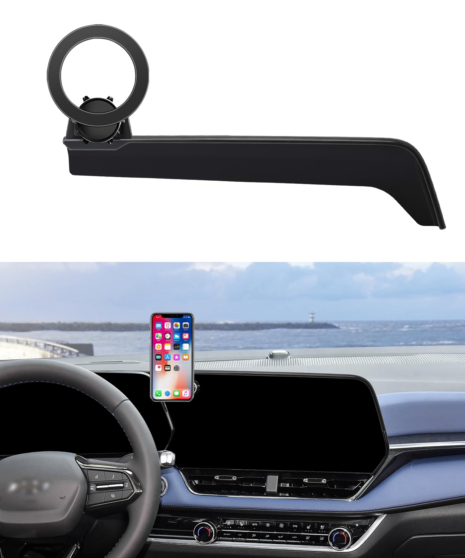 Baseus C01 Magnetic Car Phone Holder For Dashboard | 360° Rotation Phone Mount With Ultra Strong
