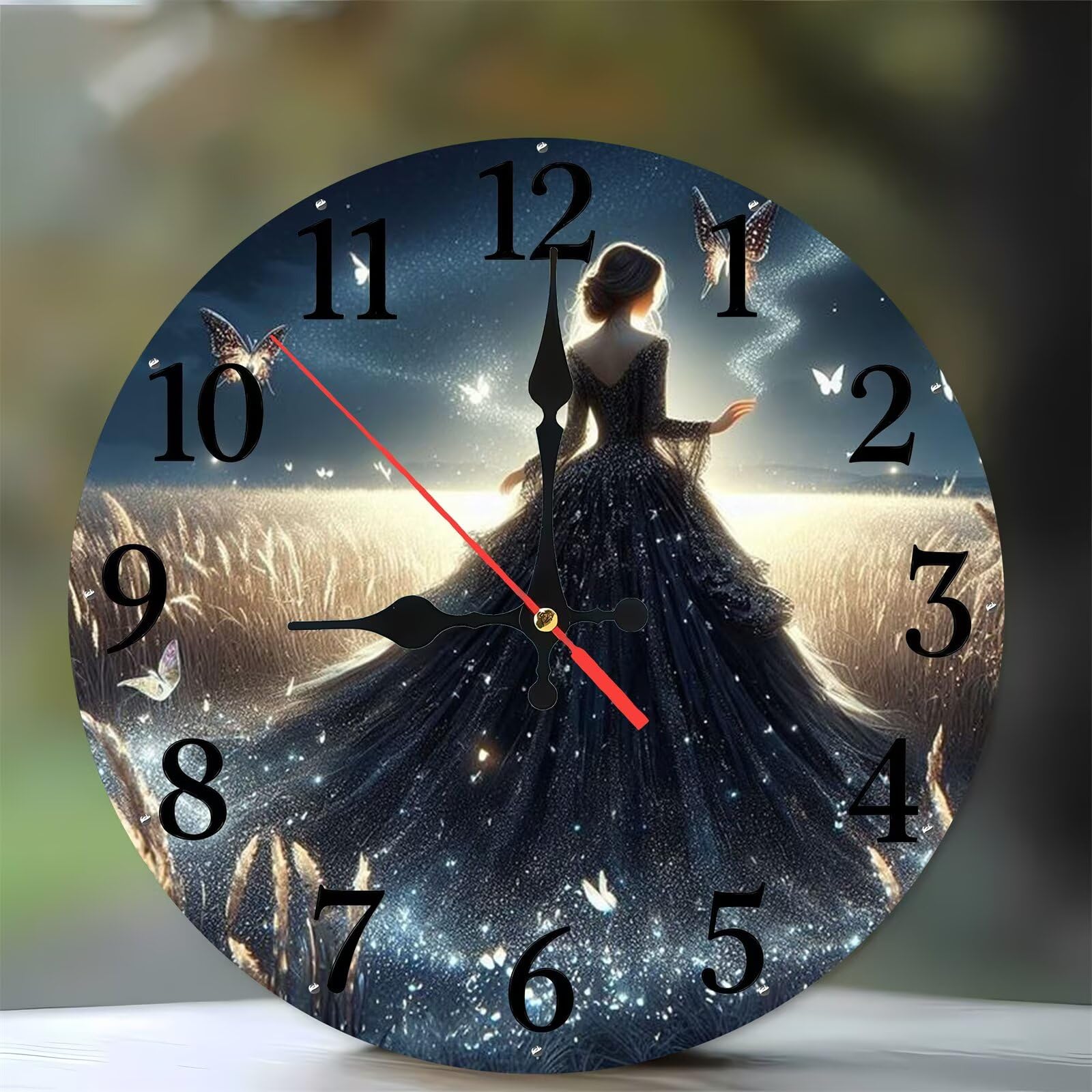 Horloge murale moderne silencieuse sans tic-tac cuisine et salon