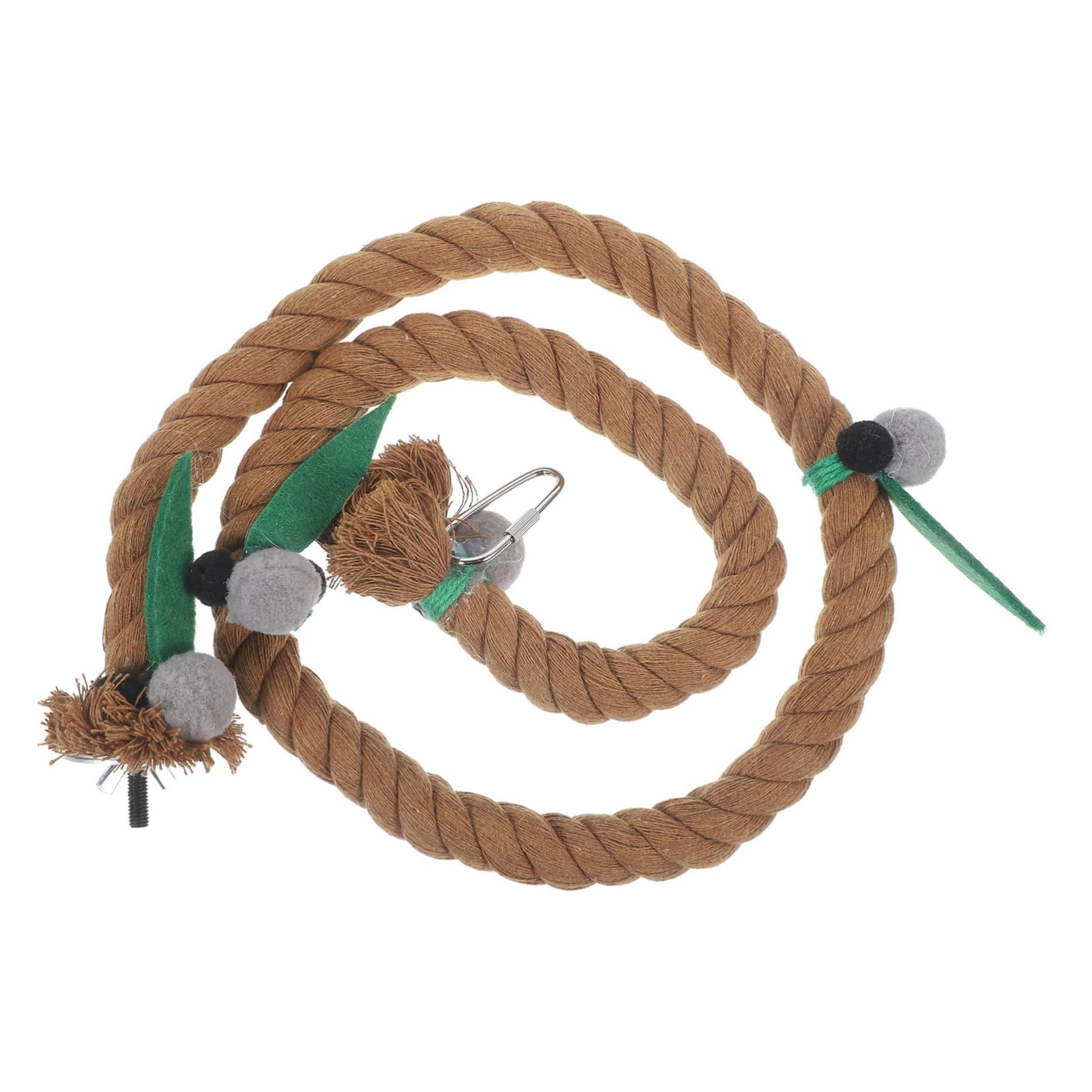 BESPORTBLE 5pezzi Rete Di Gioco Per Pappagalli Trespolo Per Accessori Per Gabbie Di Piccoli Pappagalli Giocattolo Da Masticare Per Arrampicata e Avventura