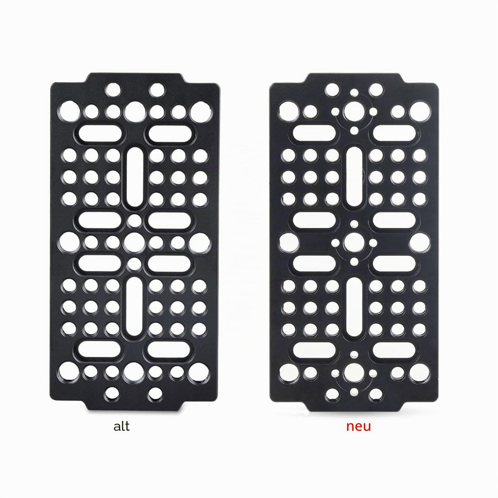 SMALLRIG Kamera Käseplatte Cheese Mounting Plate mit 1/4, 3/8 Gewinde und Positionierungsloch - 1681