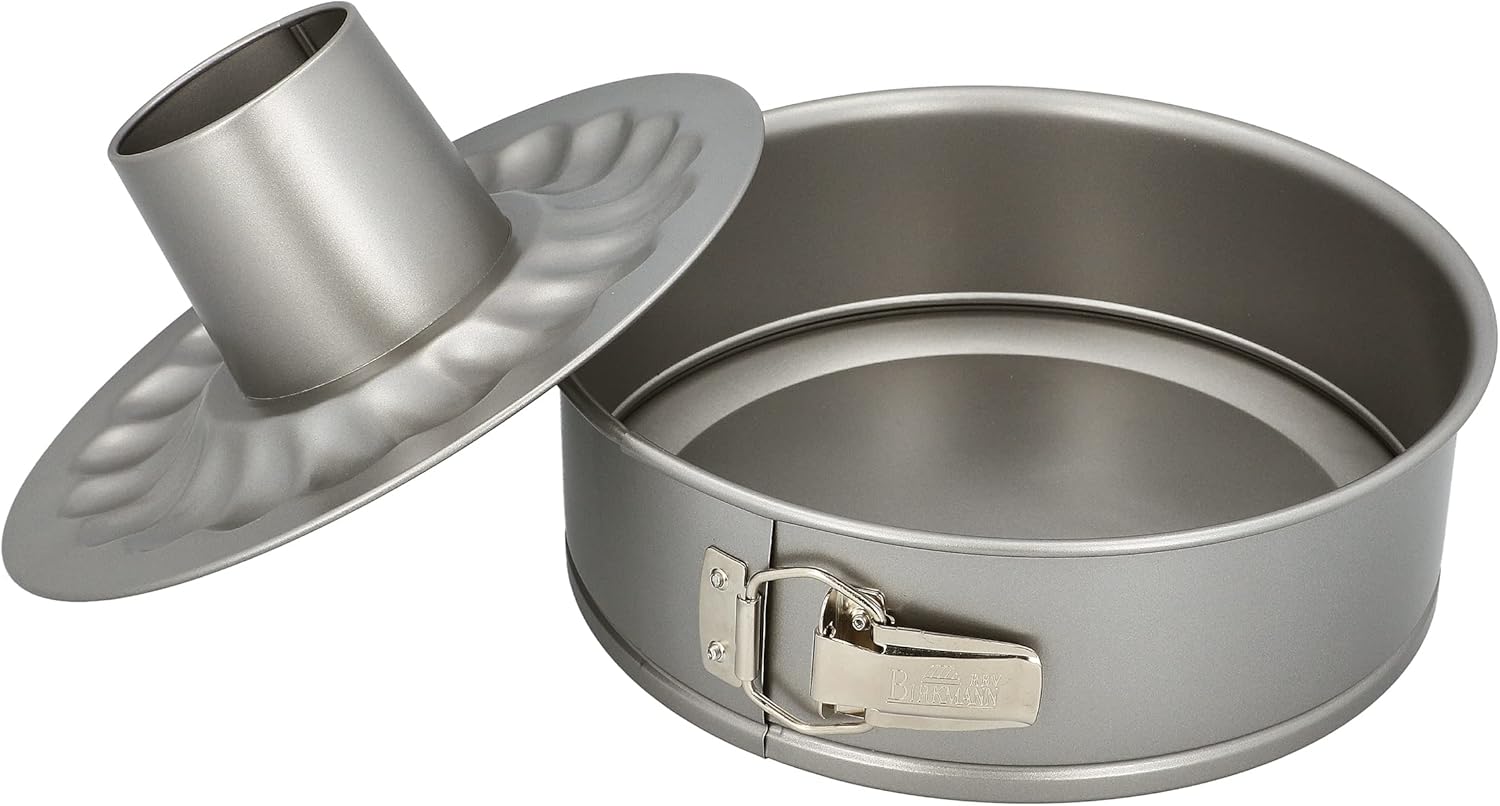 Birkmann, Bakers Best, Springform Cake Tin, Diameter 26 cm, with Two Bases, Non-Stick Layer, 886056