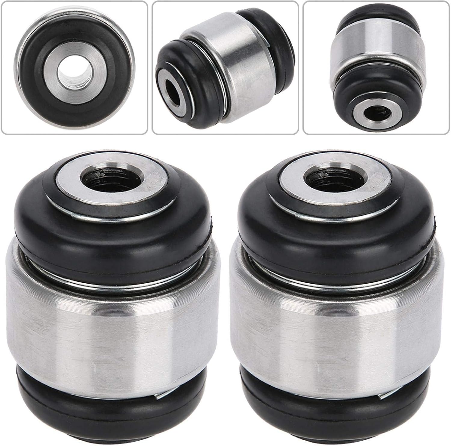 Control Arm Upper Bushing, 33321140345 2pcs Rear Control Arm Upper Bushing Replacement for E36 E46 E85 Z4 for e46 trailing bushing 33306852895 e36 rear outer trailing arm