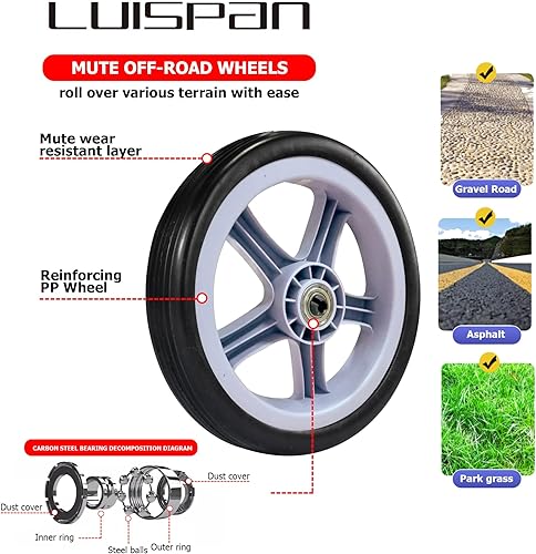 Miniatura 8 de Carrito de compras plegable con ruedas, productos escalador de escaleras, utilizado como carrito de compras, comestibles, lavandería y escaladora,